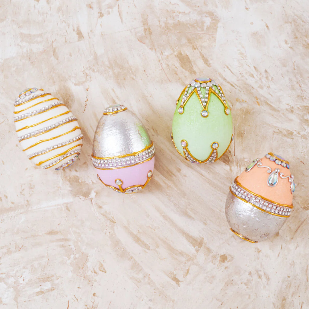 Macarone Jeweled Easter Egg (Set of 4)