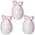 7.5" Resin Egg With Bowtie